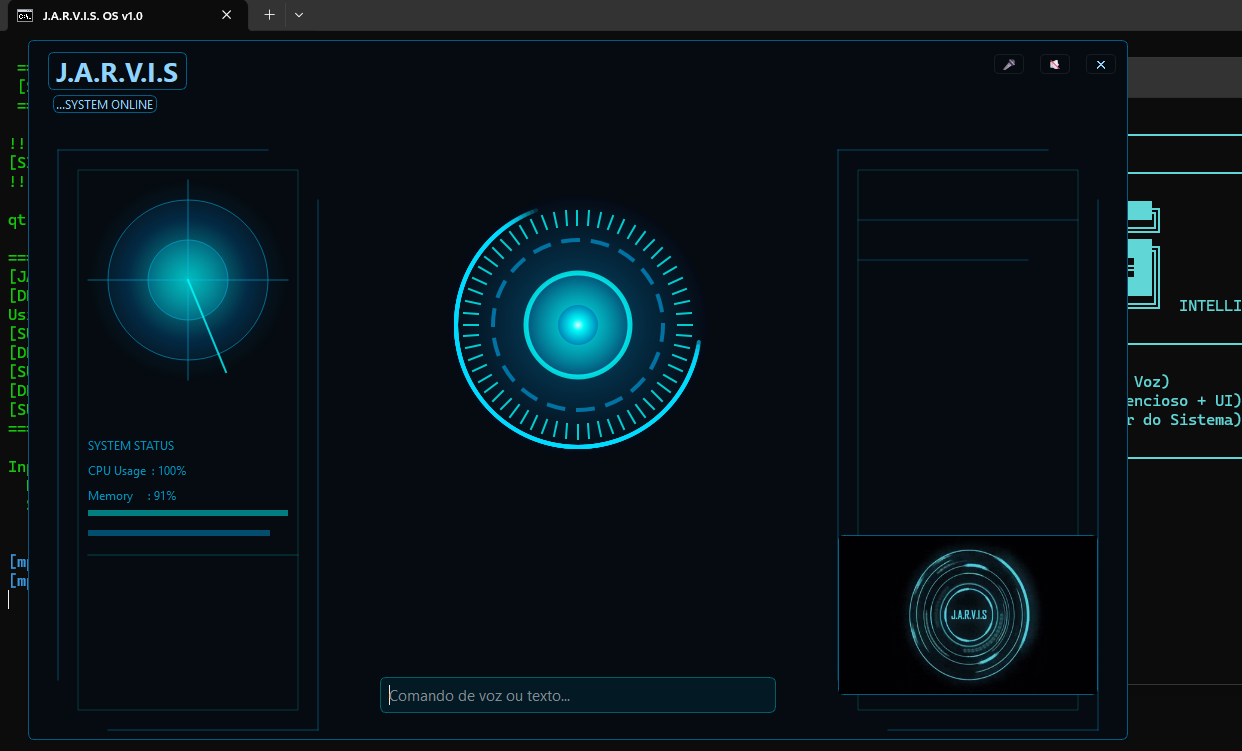 JARVIS AI Interface